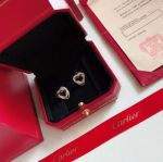 AAA Replica Cartier Love Diamond 925 Silver Earrings